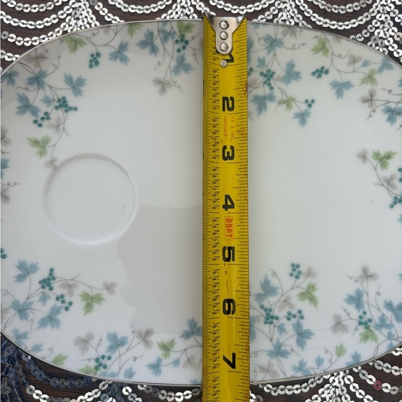 Vintage  Sango China Navarro Gray Floral #6283 dinner plates - Picture 8 of 8